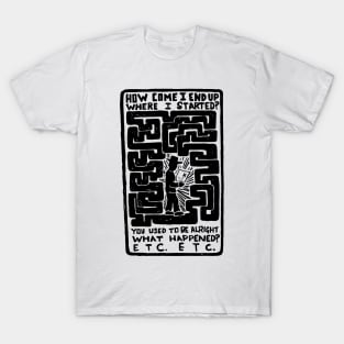 15 Step - Radiohead Illustrated Lyrics T-Shirt